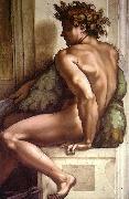 Michelangelo Buonarroti Ignudo France oil painting reproduction